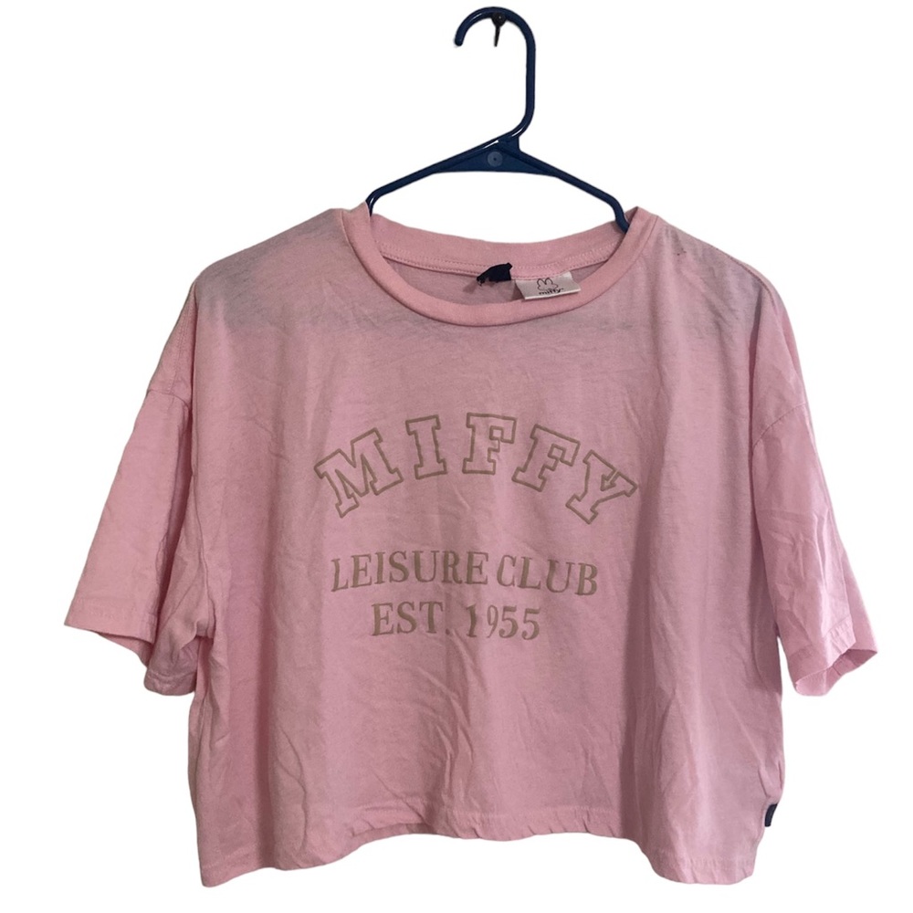 NWOT NEW Cotton On Body Miffy Pink Crop Tee - Medium PRICE IS FIRM
